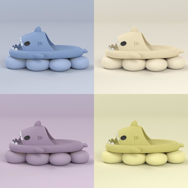 shark slippers shark tossut muovitossut vihreä 42/43