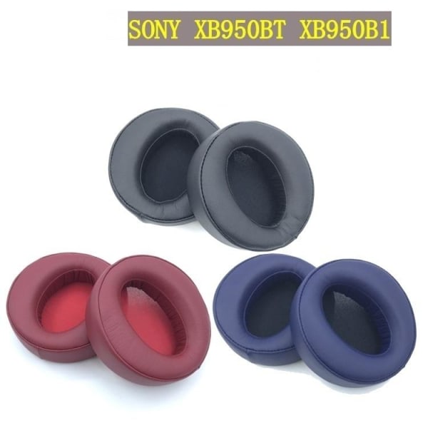 ørepuder / hovedbøjlepuder til Sony MDR-XB950BT XB950B1 N1 sort pude