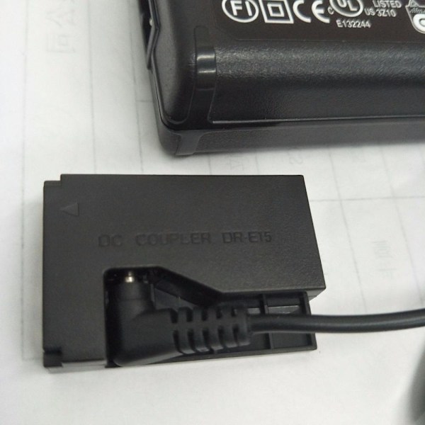 Canon DSLR Ekstern Batteripakke DR-E6/8/10/12/15/17/18 DC-Strøm DR-E6 halvdekoding