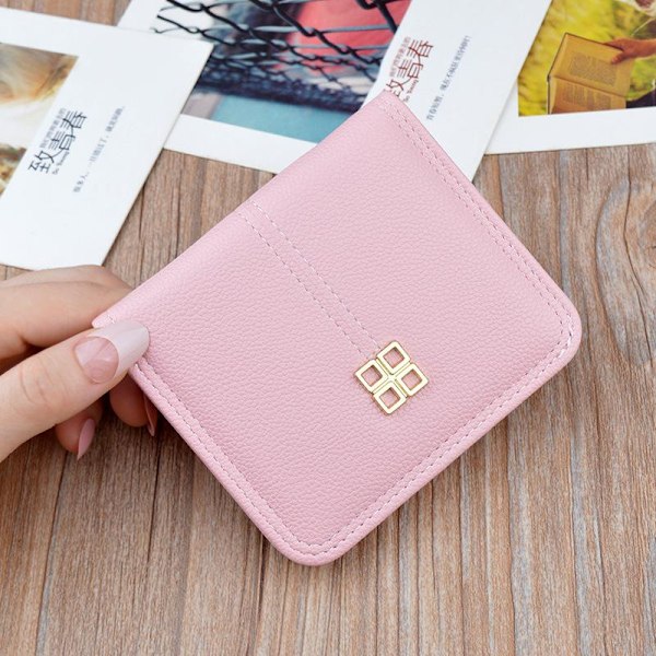 Baellerry Kvinder Card Wallet PU Læder Kortholder Mini Wallet sort 10,5 cm * 9 cm * 1,5 cm