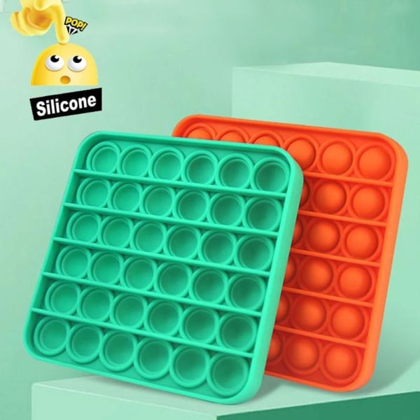big/mega/stor fidget toys pop it leksak regnbåge enhörning 29cm