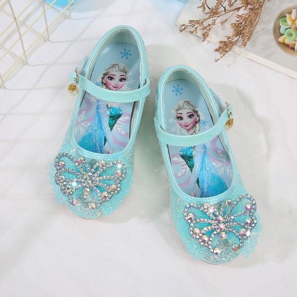 prinsessa elsa skor barn festskor flicka blå 18.5cm / size29