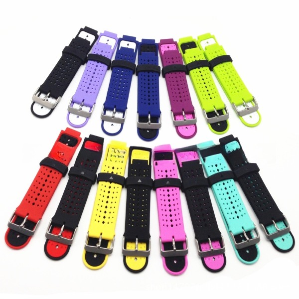 rannekoru silikoni Garmin Forerunner 220 230 235 Approach S20 punamusta