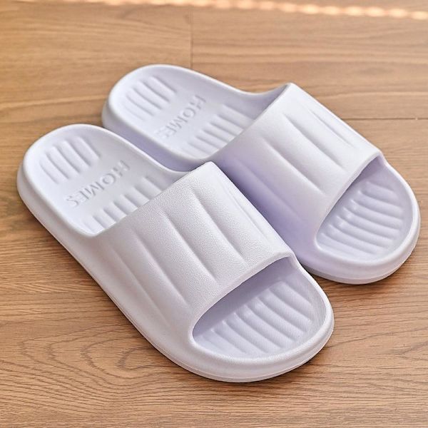 mjuka tofflor slider sandaler skor herr dam massagetofflor lila 40-41