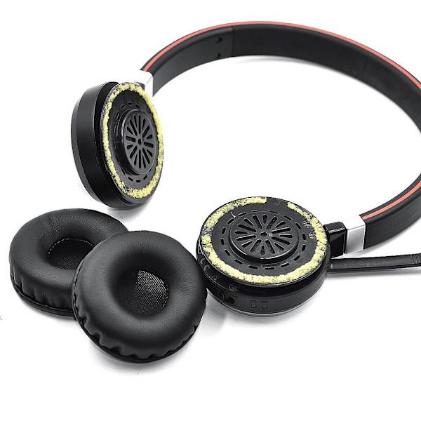 øreputer hodetelefonputer pads for Jabra evolve 20 20se 30 30II svart
