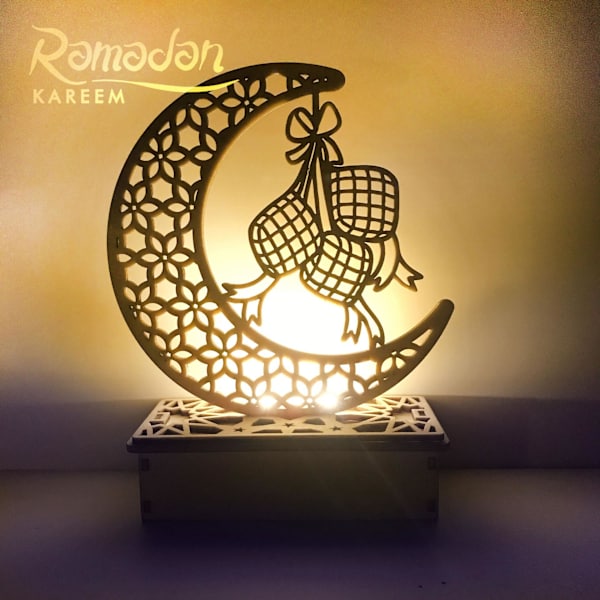 Ramadan eid mubarak koristeet led-kynttilät