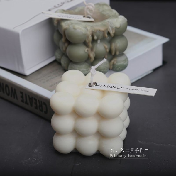 kynttilän muotti kynttilän muotit tee itse silikonimuottikynttilä 3D Rubikin kuutio