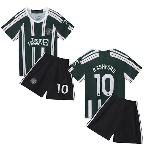 Manchester United Rashford No. 10 Børn Voksne Fodboldtrøje Top #20 (120 cm)