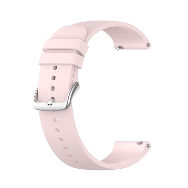 armband silikon för Samsung Galaxy watch7/FE/6/5 Huawei watch4 2 rosa 20mm