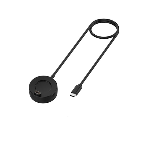 Universal laddkabel / ladddocka garmin klockor svart Typ-C ladddocka