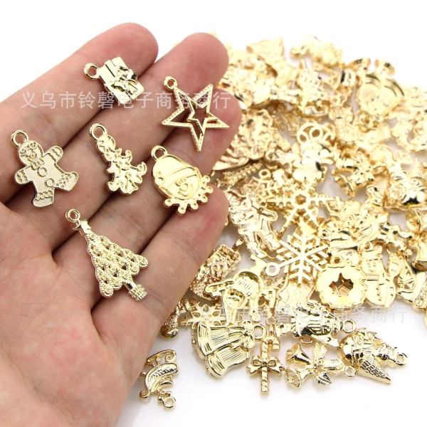 sjarm smykker øredobber DIY pakke 50 stk