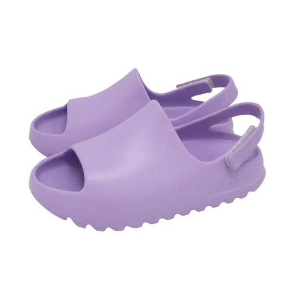 bløde hjemmesko slides sandaler sko hjemmesko børn hjemmesko lilla 180 (indvendig længde 16,5-17 cm)