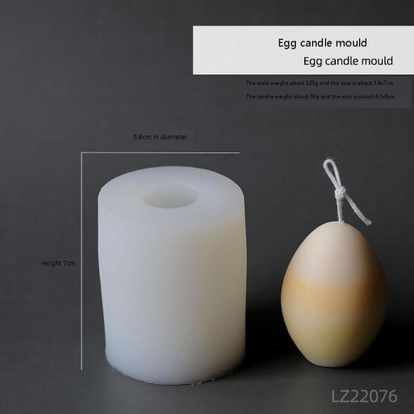 kynttilän muotit sytytä kynttilät tee-se-itse muotit silikonimuotissa lz22076 munat