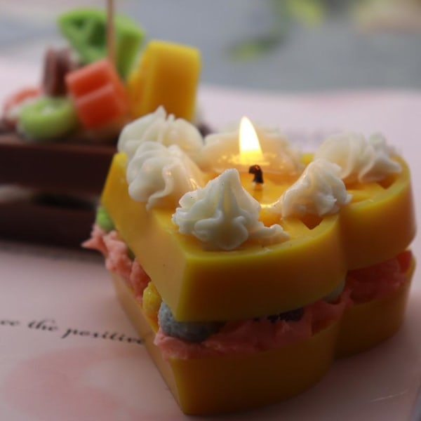 kynttilä muotit kynttilän muotit DIY silikonimuotti kynttilä 3D