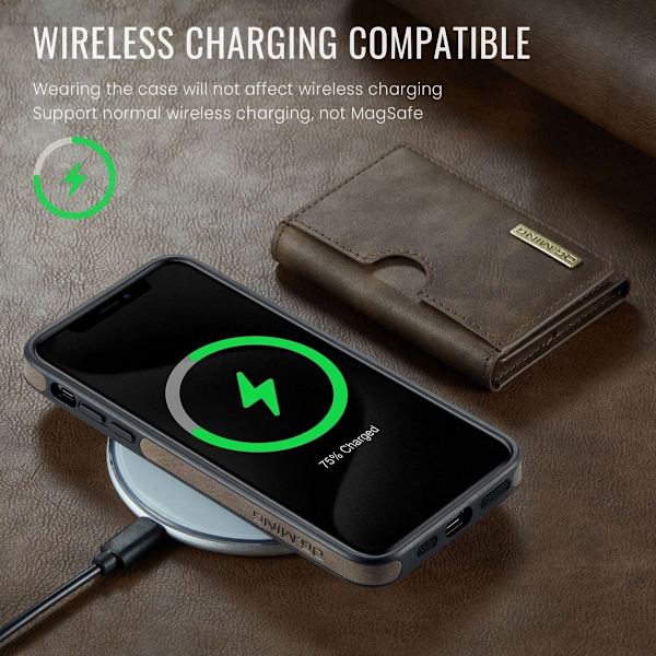 (Til iPhone 12 / iPhone 12 Pro) DG.MING M6 Serien Magnetisk Plå sort