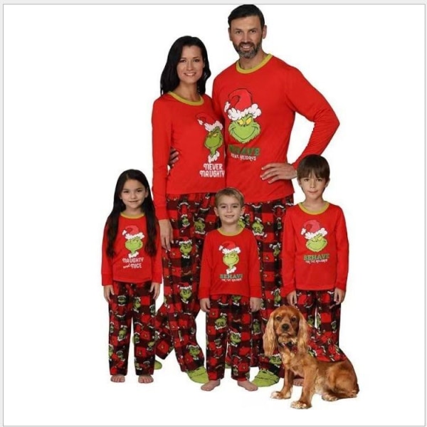 Juletøj Julepyjamas familie pyjamasbukser Julesweater pyjamassæt äiti M