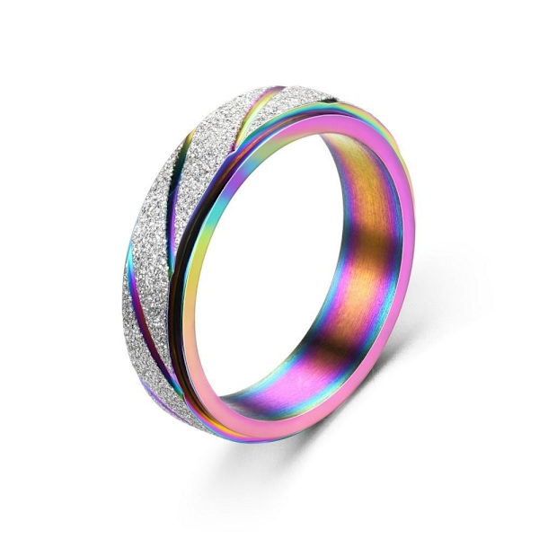 anti-angst spinner fidget roterende ring ringe størrelse 7/17 mm