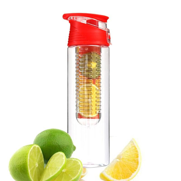 Vandflaske Creative outdoor sports frugtflaske gave rød 800 ml