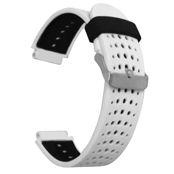 armbånd silikon Garmin Forerunner 220 230 235 Approach S20 hvit svart