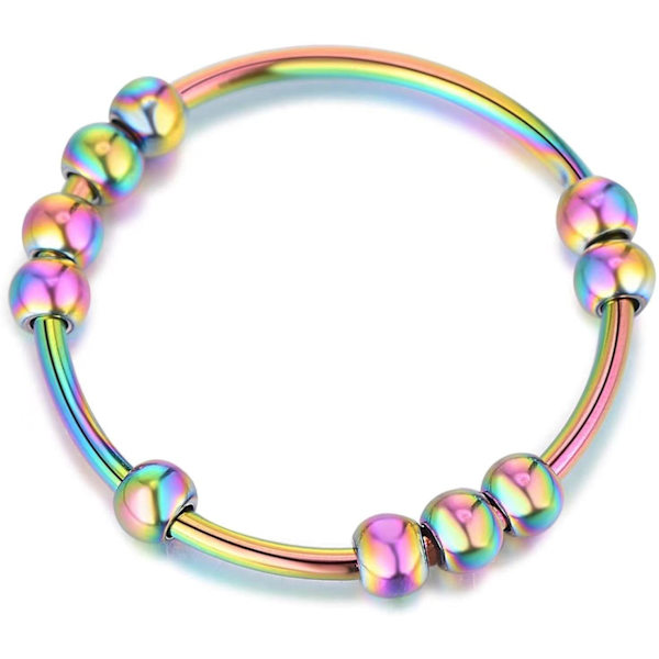 anti-angst spinner fidget roterende ring ringe størrelse 7/17 mm