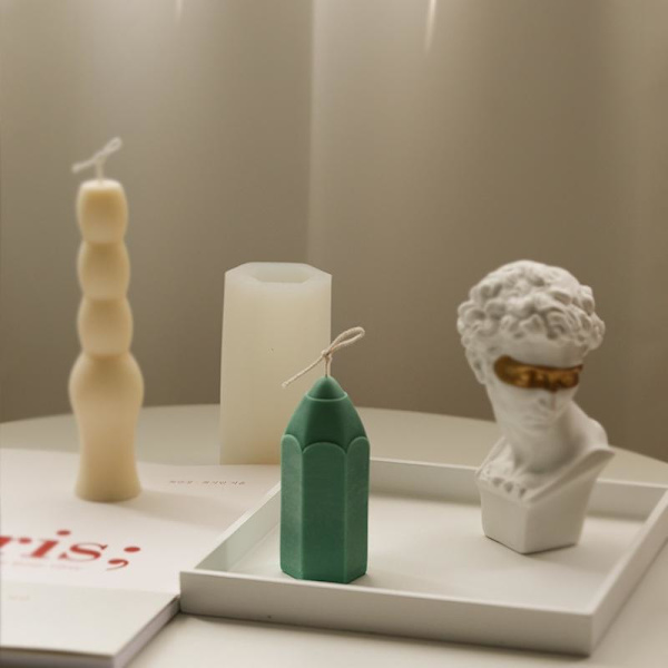 lysforme lys stearinlys gør-det-selv-forme i silikoneform lz22098 blyantform