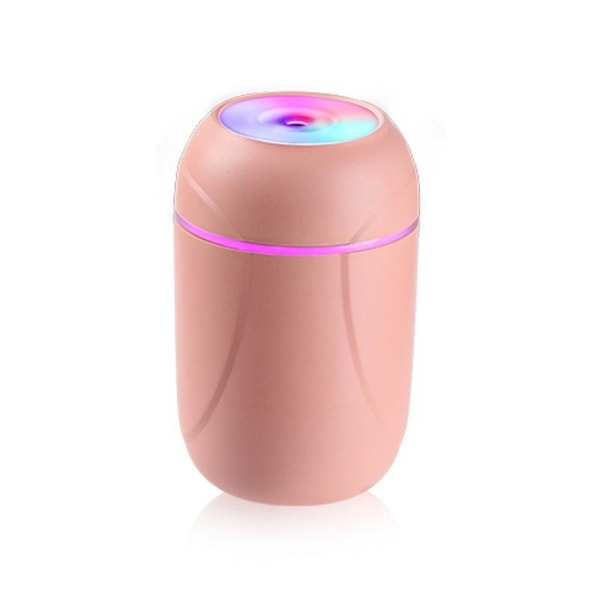 Luftfugter aroma diffuser luftfugter med led lys lyserød