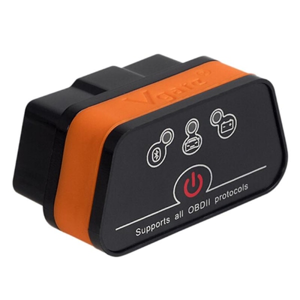 Vgate ICar2 Bluetooth bilfelsdetektor med 3.0-teknik - Skanna oc vit grön
