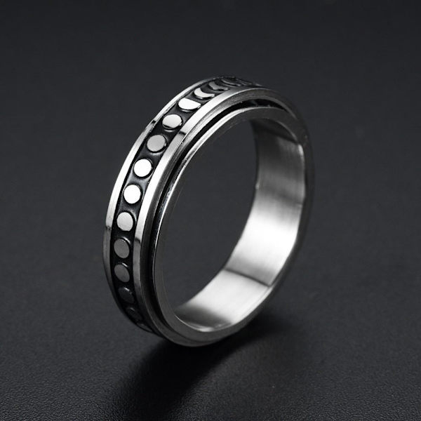 antistress spinner roterende fidget ring ringe størrelse 7/17 mm