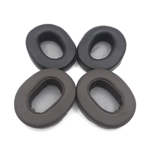 øreputer / hodebåndsputer til Sony MDR-1A 1ADAC 1ABT 1r/1rmk2 svart lammeskinn