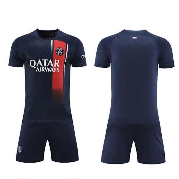 24-Paris Fotbollskläder Set - Vuxna &amp; Barn Storleksalternati 130CM #22