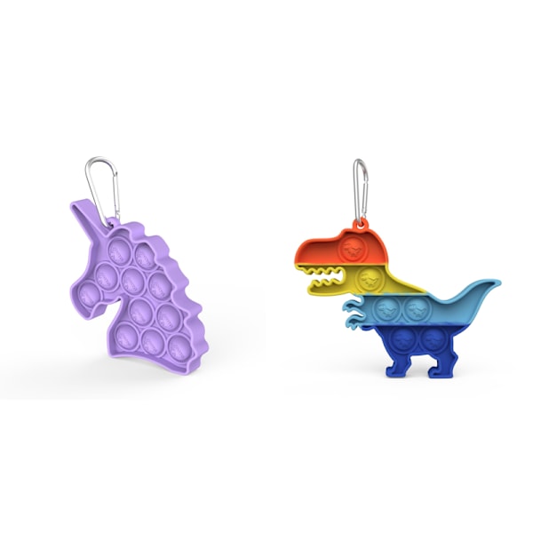 mini pop it fidget toys leksak sensory 2 st