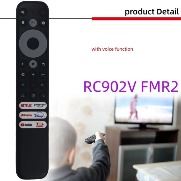 fjernbetjening udskiftning fjernbetjening til TCL RC902V FMR2 FMR4 5 7 6 9 rc902v fmr2 ingen stemme
