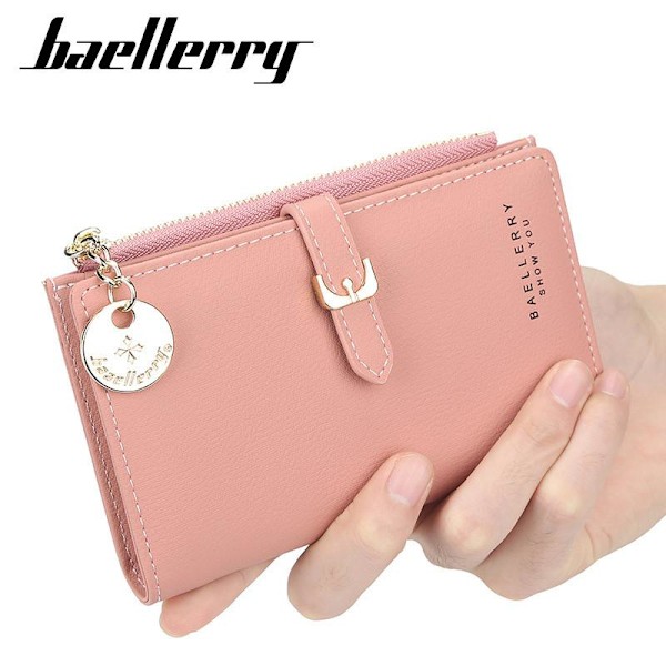 Baellerry Naisten lompakko Brand Designer Slim Clutch Women Gu harmaa