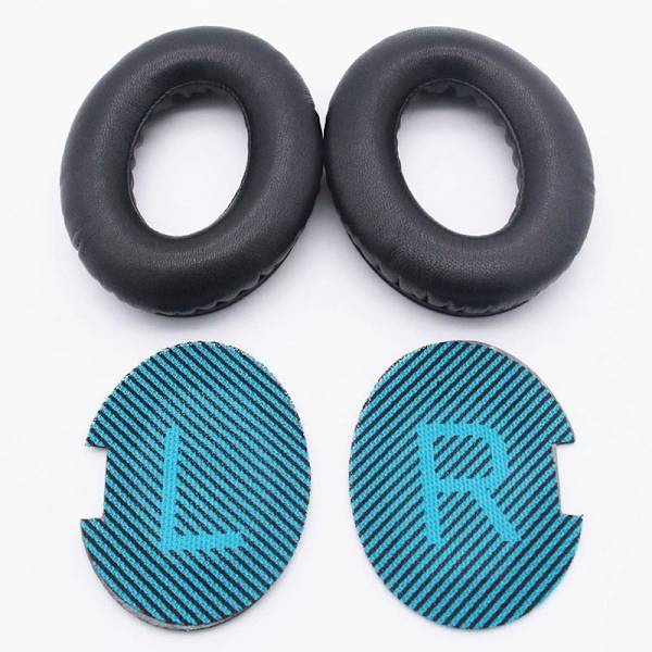 øreputer puter til BOSE QC25 QC15 QC2 AE2i QC35 putesett svart