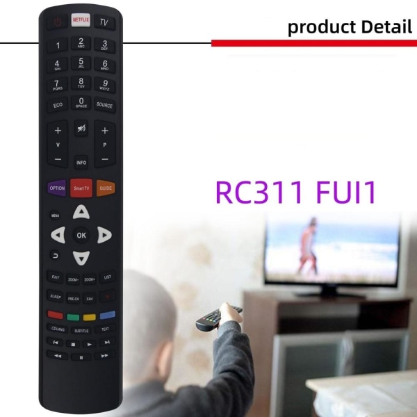 fjernbetjening udskiftning fjernbetjening til JVC TCL RC311S RC311 FMI4 FM rc311s