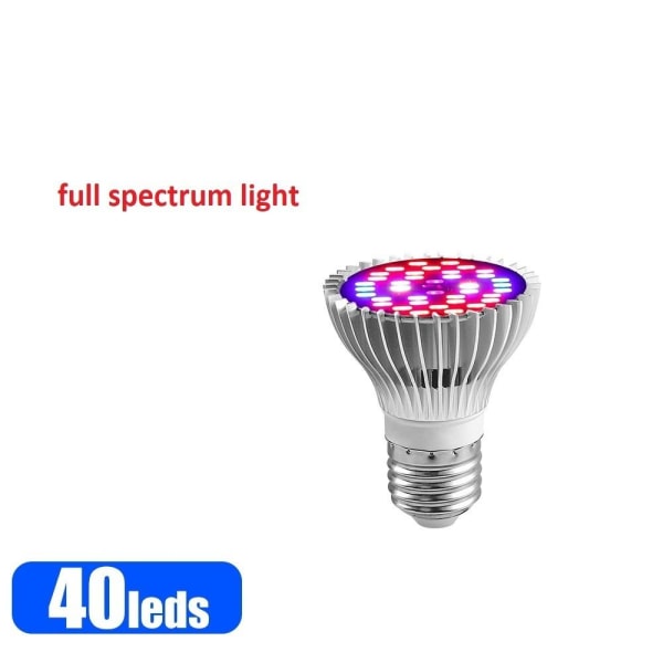 växtbelysning lampa växtlampa växtbelysningen led lights E27-40 LEDs