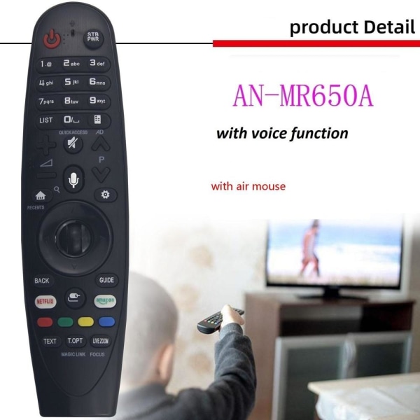 fjärrkontroll ersättning remote för LG AN-MR18BA MR650A MR19BA M AN-MR600