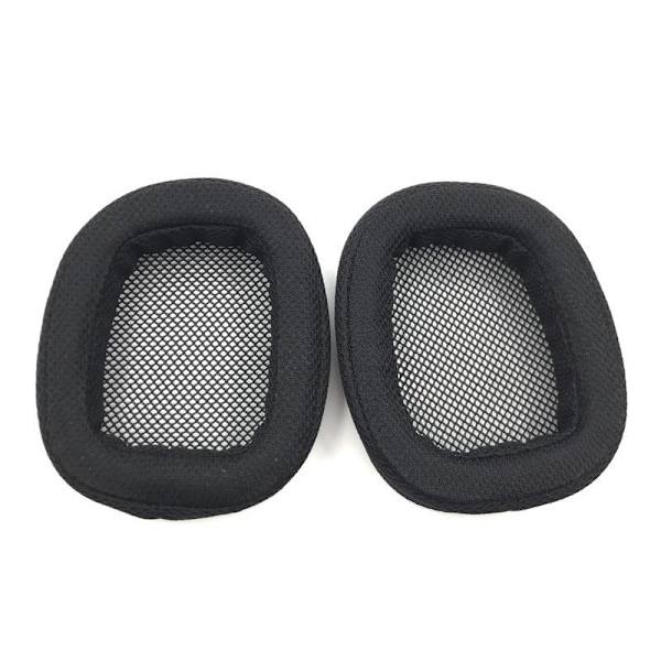 øreputer for Logitech G433 G233 G-pro G533 G231 G331 cu svart stoff