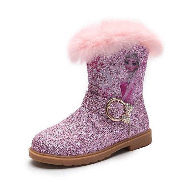 prinsessesko elsa sko børnefestsko pink 19,8 cm / størrelse 30