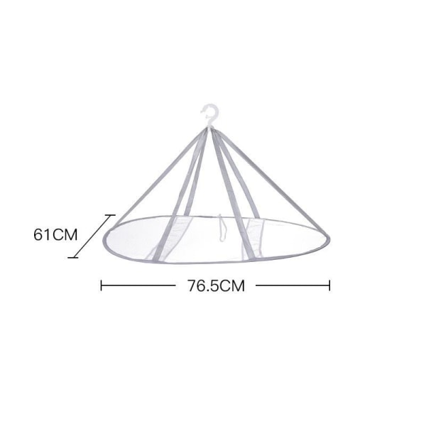 Ulike lag med brettet mesh klær hengende tørketrommel genser tørketrommel oval enkeltlag