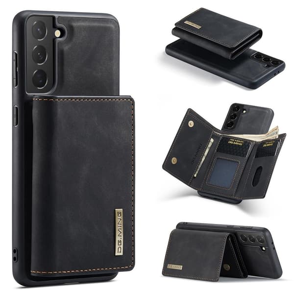 (For Samsung Galaxy S22 Plus) DG.MING M1-serien Avtakbart Magnet grønn