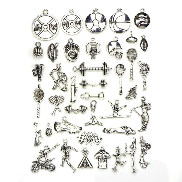 berlocker smyckes örhängen DIY-pakke 40 st som på bildet