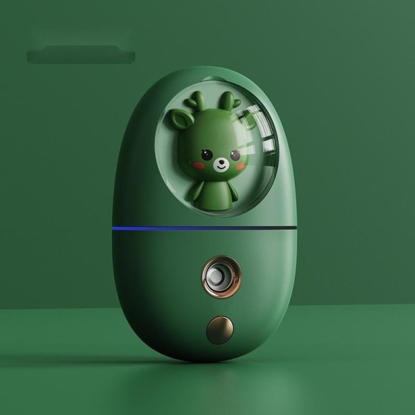 Luftfuktare h2o aroma diffuser humidifier med led-ljus Deer Green