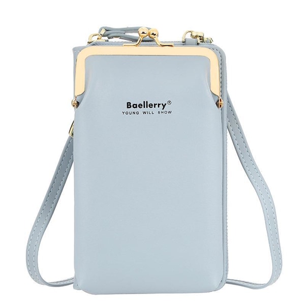 Baellerry Pehmeä Nahka Olkalaukut Naisten Muoti Crossbody Laukut Naisten C sininen 19 cm * 11 cm * 5 cm