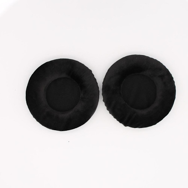 öronkuddar kuddar för Audio-Technica 75MM K518 ESW9 ES10 ES7 ESW vit läder