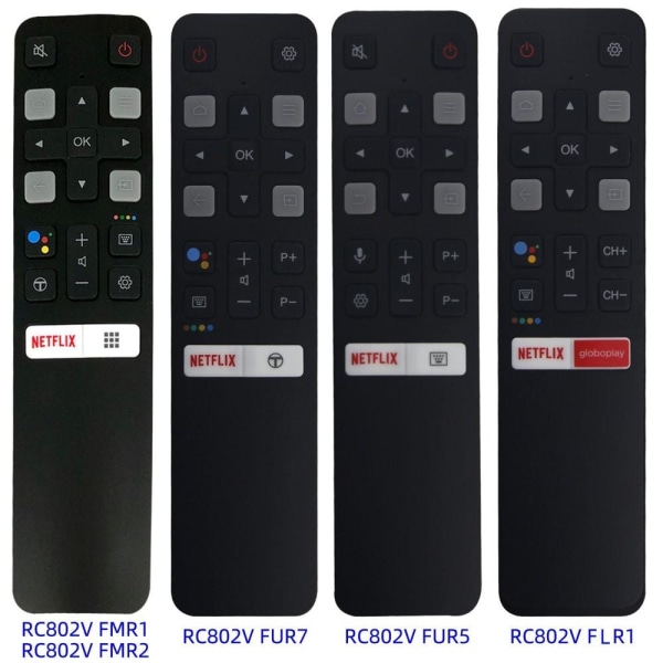 fjärrkontroll ersättning remote för TCL RC802V FMR1 FMR2 FLR1 FU RC802V FMR1