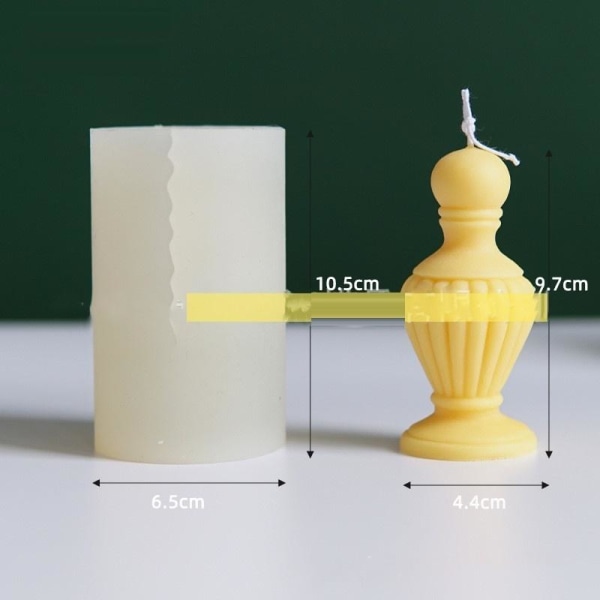 ljusformar ljus stearinljus DIY gjutformar i silikonform vas BR-404
