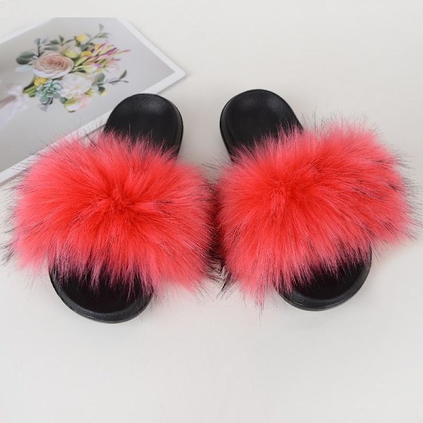 fluffiga tofflor pälstofflor päls tofflor 40-41