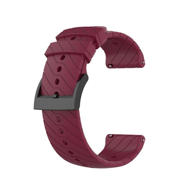Silikonarmbånd Suunto 9 Suunto 7 24mm sort