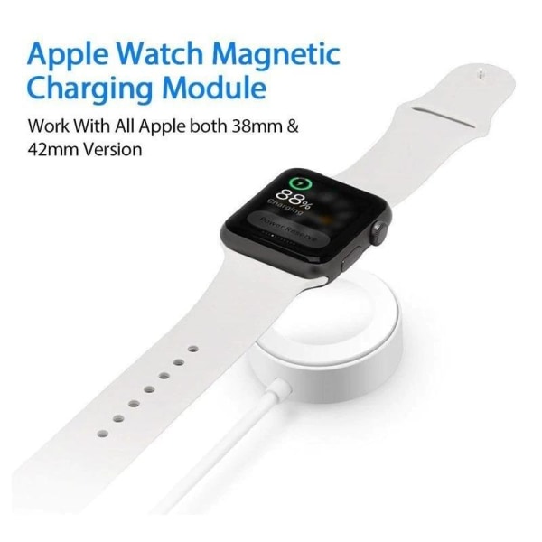 Trådløs oplader til Apple Watch Hvid